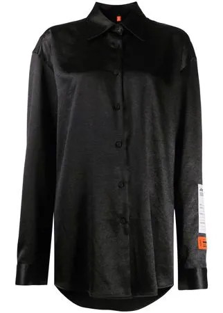 Heron Preston рубашка с нашивкой-логотипом