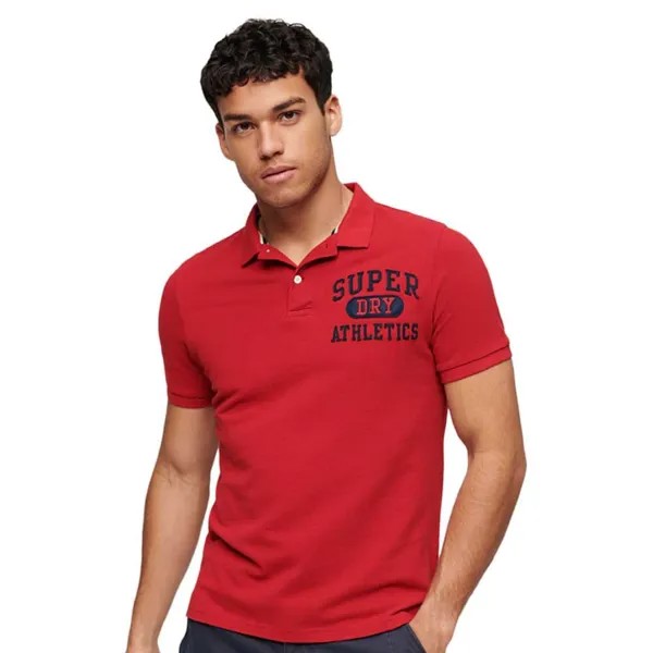 Поло Superdry Vintage Superstate, красный