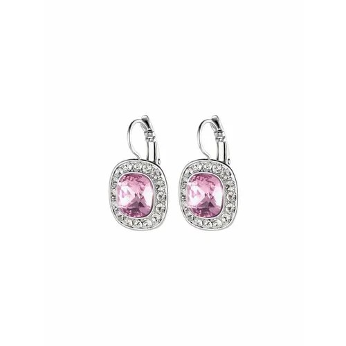Серьги DYRBERG/KERN, кристаллы Swarovski, серый, розовый