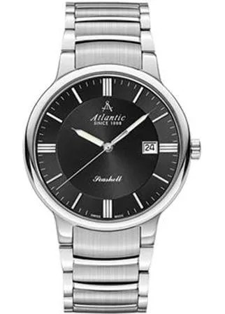 Швейцарские наручные  мужские часы Atlantic 66355.41.61. Коллекция Seashell