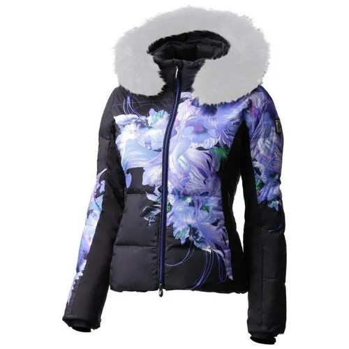 Куртка Descente, размер 34, фиолетовый, черный