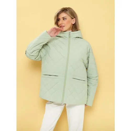 Куртка КАЛЯЕВ, размер 46, зеленый