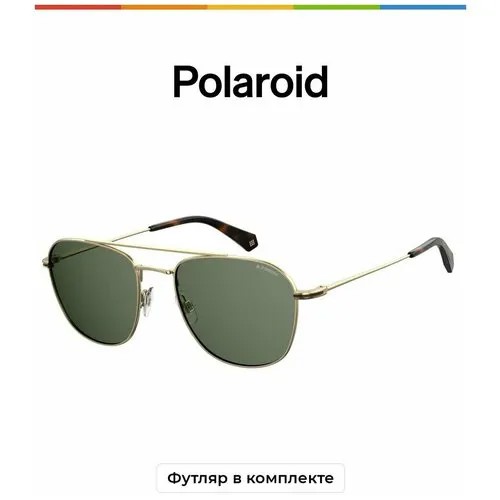 Солнцезащитные очки Polaroid, золотой