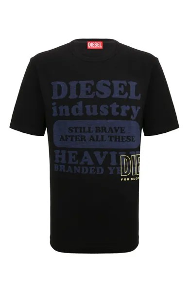 Хлопковая футболка Diesel