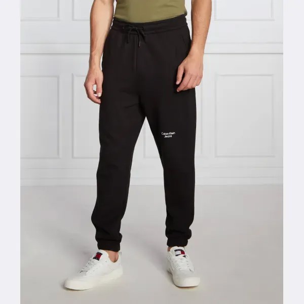 Спортивные брюки стандартного кроя Calvin Klein, черный
