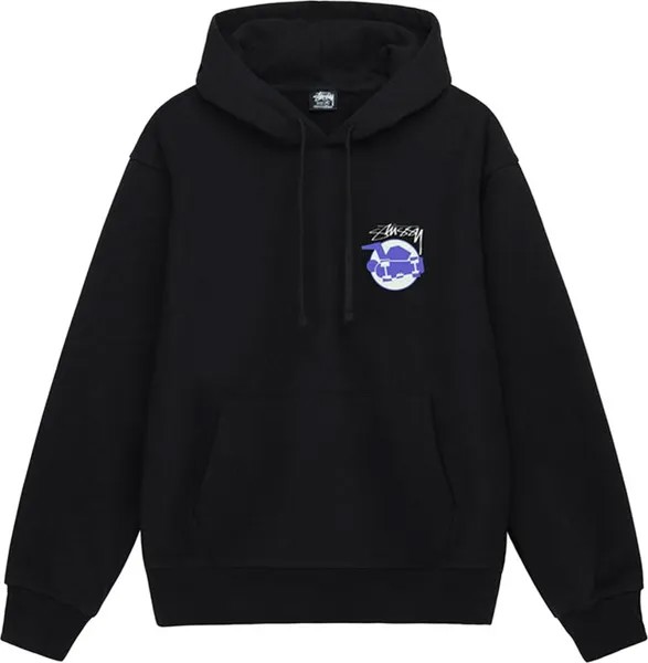 Худи Stussy Skateman Hoodie 'Black', черный