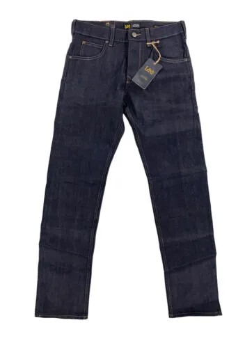 НОВЫЕ мужские джинсы Lee Vintage Modern Dark Blue Raw Regular Taper Denim, размер 30x32