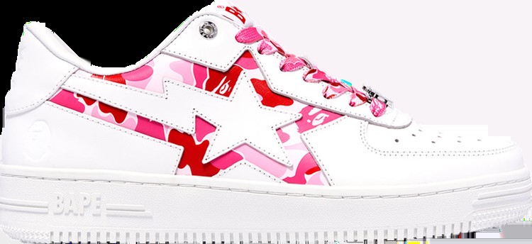 Кроссовки Bapesta 'Icon ABC Camo - Pink', розовый