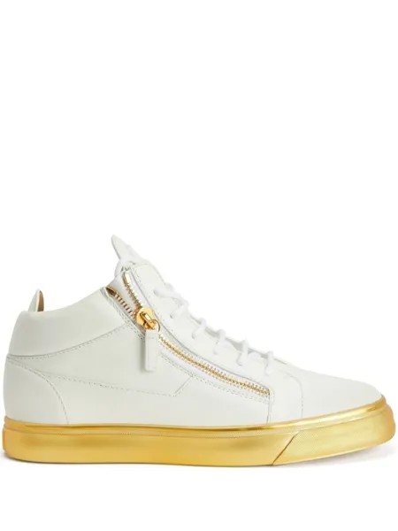 Giuseppe Zanotti высокие кеды Coby, белый