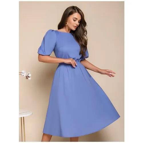 Платье 1001dress, размер XXL, голубой