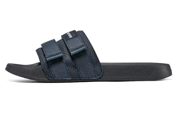 Боковые линии Шлепанцы мужские темно-синие Skechers