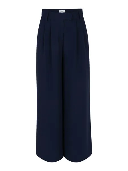 Обычные брюки со складками спереди Wallis, темно-синий