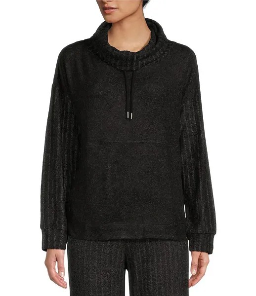 Флисовый свитер с капюшоном Rip Curl Cosy Roll Neck II, черный