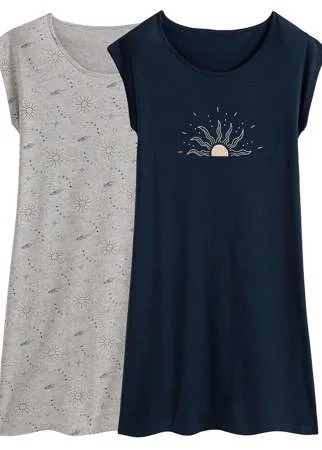 Комплект из 2 рубашек ночных LA REDOUTE COLLECTIONS