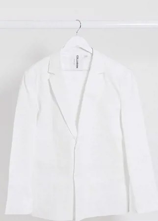 Белый oversized-пиджак COLLUSION