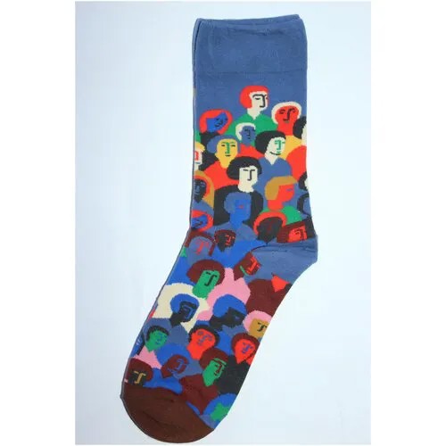 Носки Frida, размер 36-45, коралловый, голубой