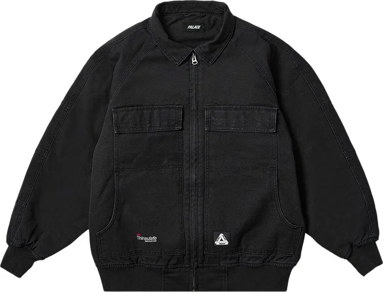 Куртка Palace Heavy Canvas Bomber 'Black', черный