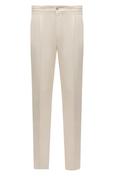 Брюки из хлопка и льна Loro Piana