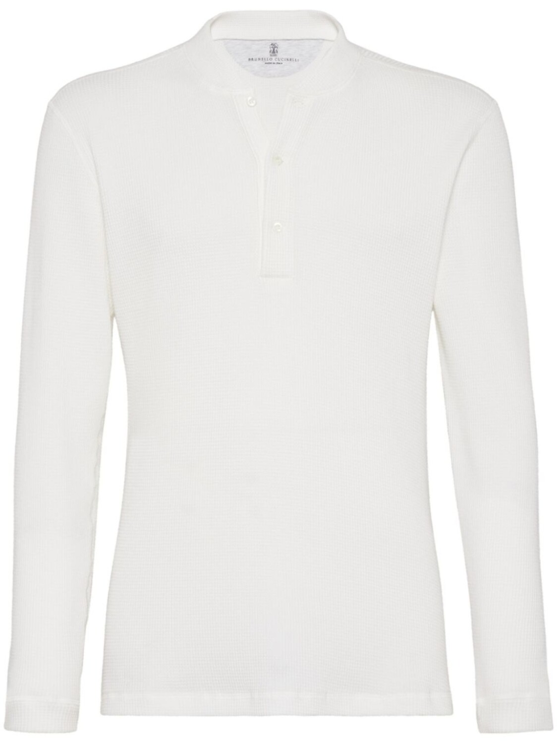 Brunello Cucinelli футболка фактурной вязки, белый