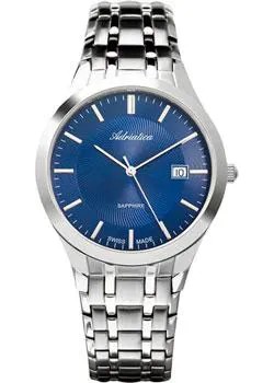 Швейцарские наручные  мужские часы Adriatica 1236.5115Q. Коллекция Twin