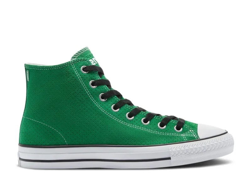Кроссовки Converse Chuck Taylor All Star Pro High 'Perforated Suede - Green', зеленый