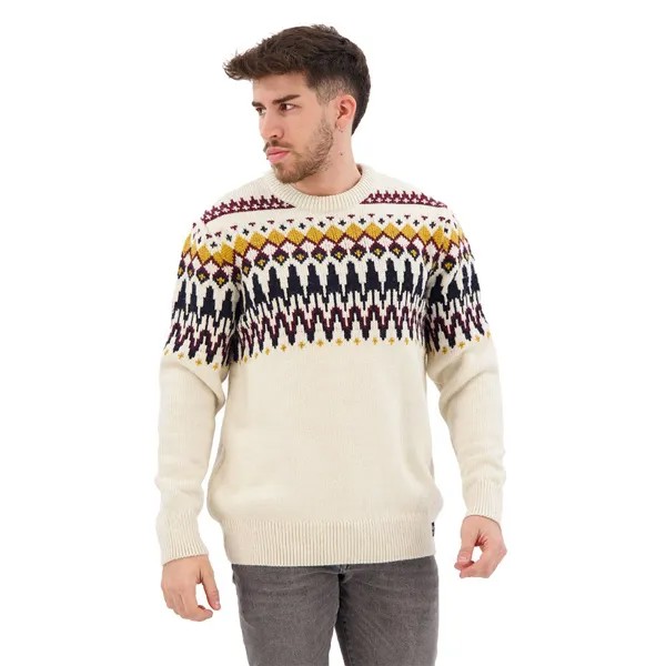 Свитер Superdry Fairisle Crew Neck, бежевый