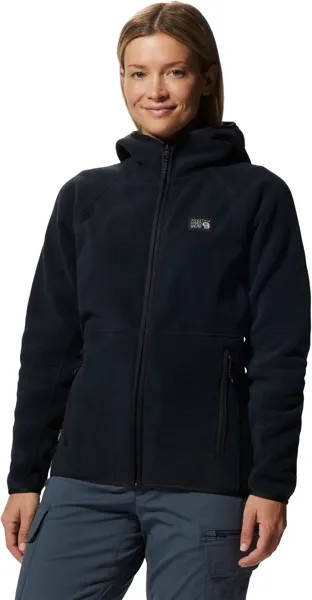 Толстовка с молнией во всю длину Polartec с двойным начесом — женская Mountain Hardwear, черный