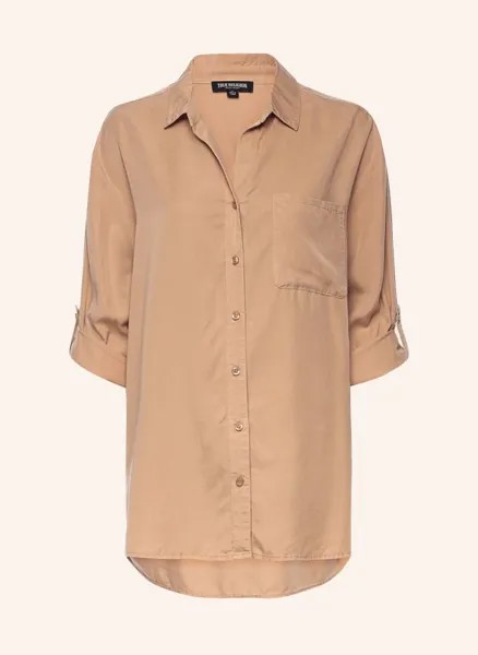 Блузка оверсайз True Religion, коричневый