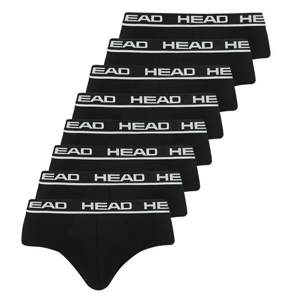 Боксеры HEAD Boxershorts Head Boxer Brief 8P, цвет 002 - Black