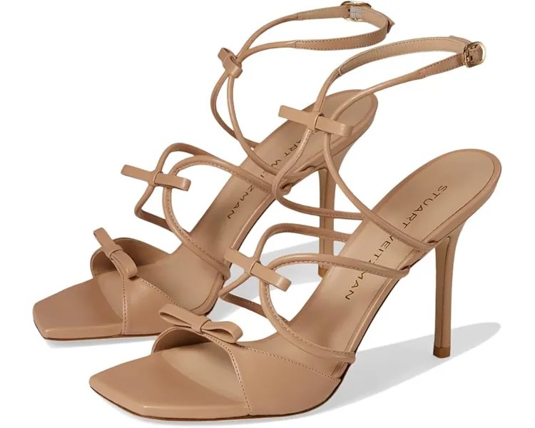 Туфли Stuart Weitzman Tully 100 Sandal, цвет Adobe