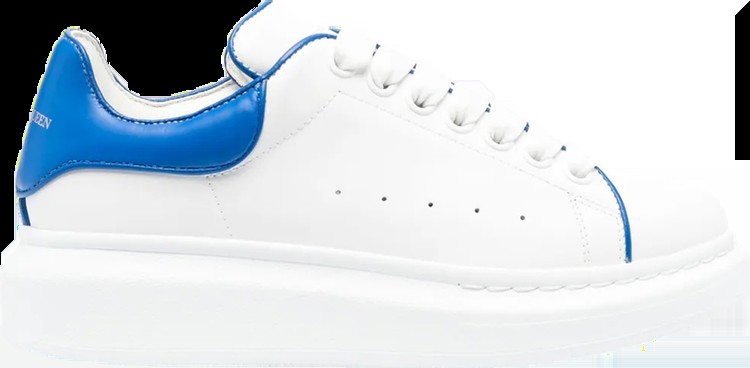 Кроссовки Alexander McQueen Wmns Oversized Sneaker 'White Blue Piping', белый