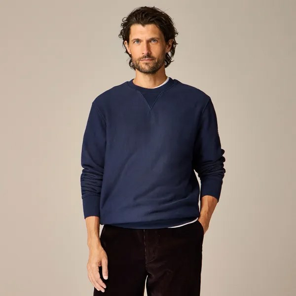 Толстовка из флиса Heritage 14 унций J.Crew, синий