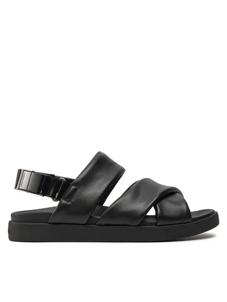 Сандалии Padded Criss Cross Sandal Calvin Klein, черный