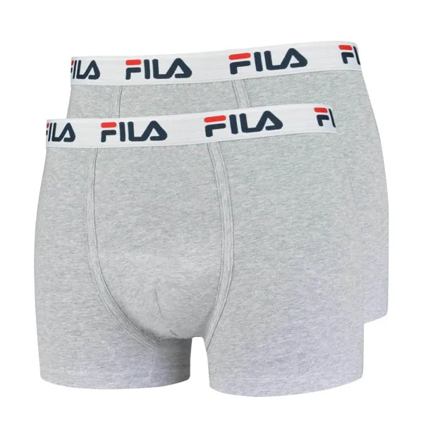 Боксеры Fila 2 шт, светло серый