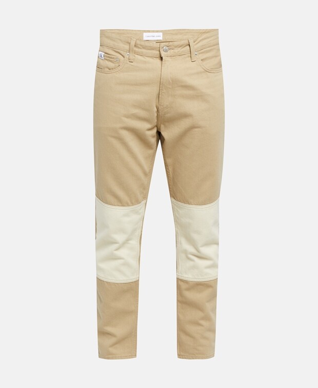 Прямые джинсы Calvin Klein Jeans, бежевый