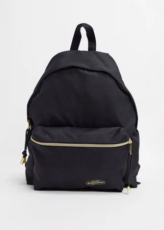 Рюкзак с золотистой отделкой Eastpak padded pak'r-Черный