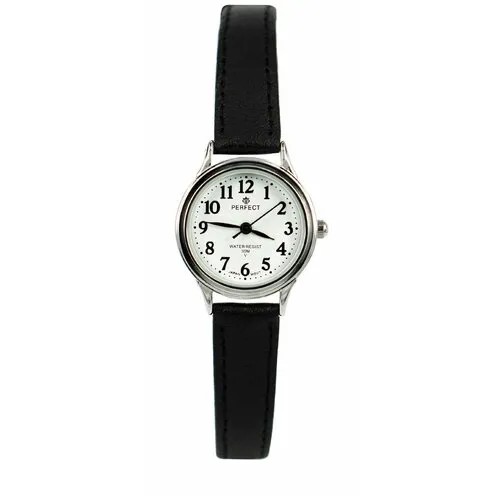 Perfect часы наручные, кварцевые, на батарейке, женские, металлический корпус, кожаный ремень, металлический браслет, с японским механизмом lp017-063-2