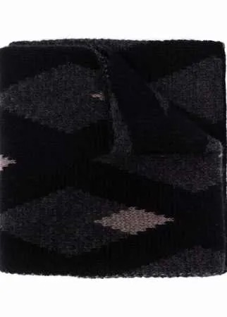 Roberto Collina шарф с узором аргайл