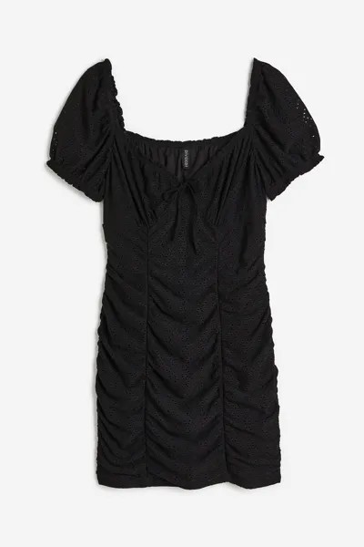 Платье женское H&M 1074265006 черное 3XL (доставка из-за рубежа)