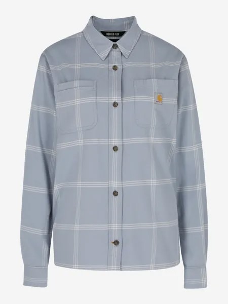 Рубашка женская Carhartt Midweight Flannel, Голубой