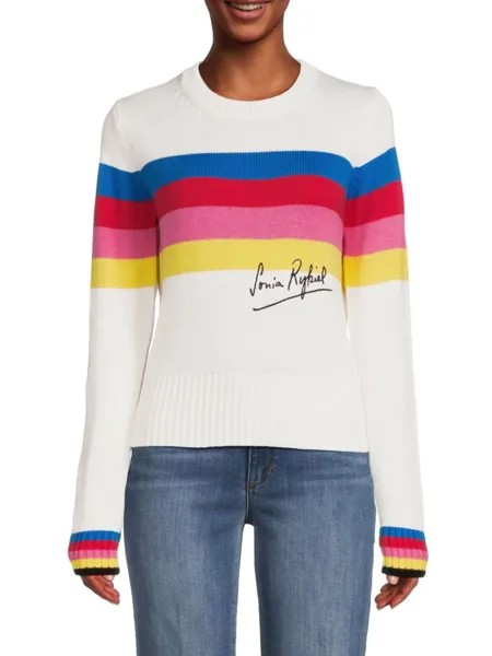 Полосатый свитер Sonia Rykiel, цвет White Multi