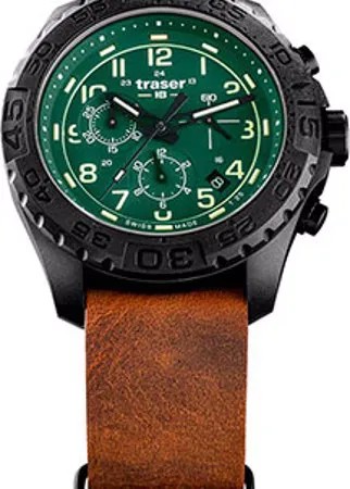 Швейцарские наручные  мужские часы Traser TR.109047. Коллекция Outdoor