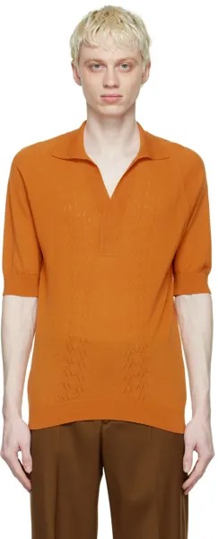 Оранжевая рубашка-поло Remi CMMN SWDN