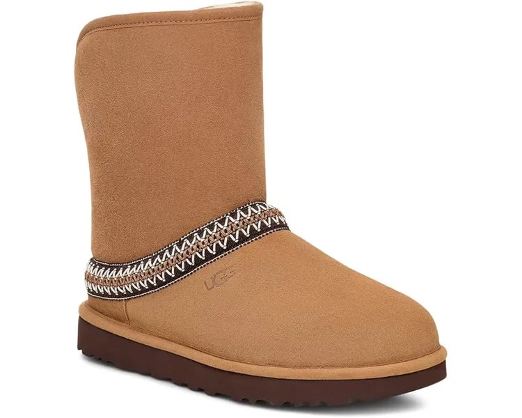 Ботинки UGG Classic Short Cresent, цвет Chestnut