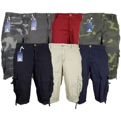 Мужские шорты-карго, повседневные легкие летние удобные брюки с несколькими карманами