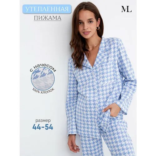 Пижама  Modellini, размер 48, голубой