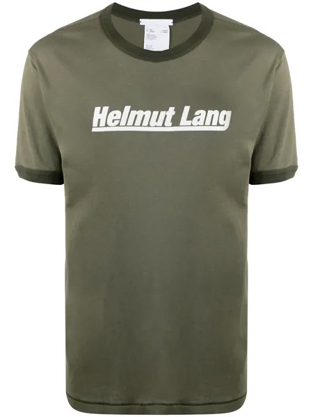 Helmut Lang футболка с короткими рукавами и логотипом