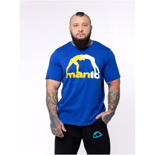 Футболка Manto Logo Navy Blue M