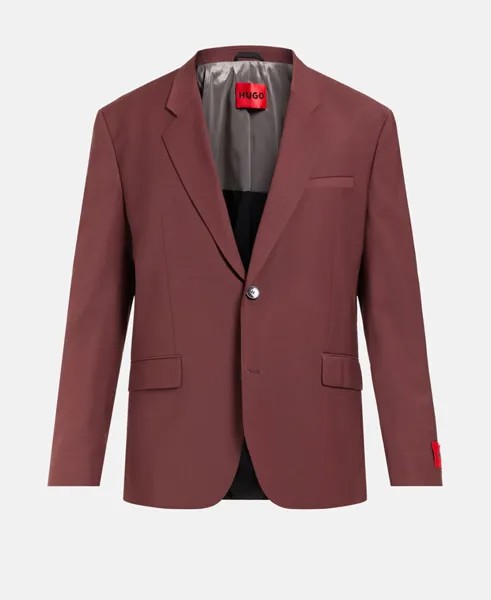 Шерстяной пиджак Hugo, бордовый