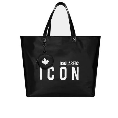 Dsquared2 Be Icon Черная сумка для покупок Woman